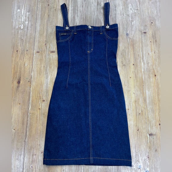 AUTHENTIC DOLCE & GABBANA DENIM DRESS - Picture 1 of 9